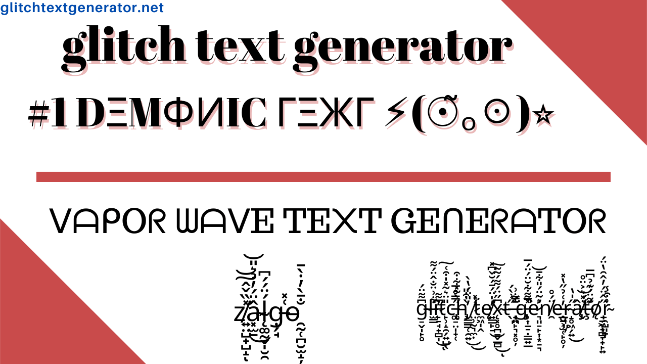 Glitch Text Generator 🤪 Ḿ̴̗ȅ̶̡s̵̮̓s̸͕̔e̵̩͂d̴̤͑ Copy and Paste